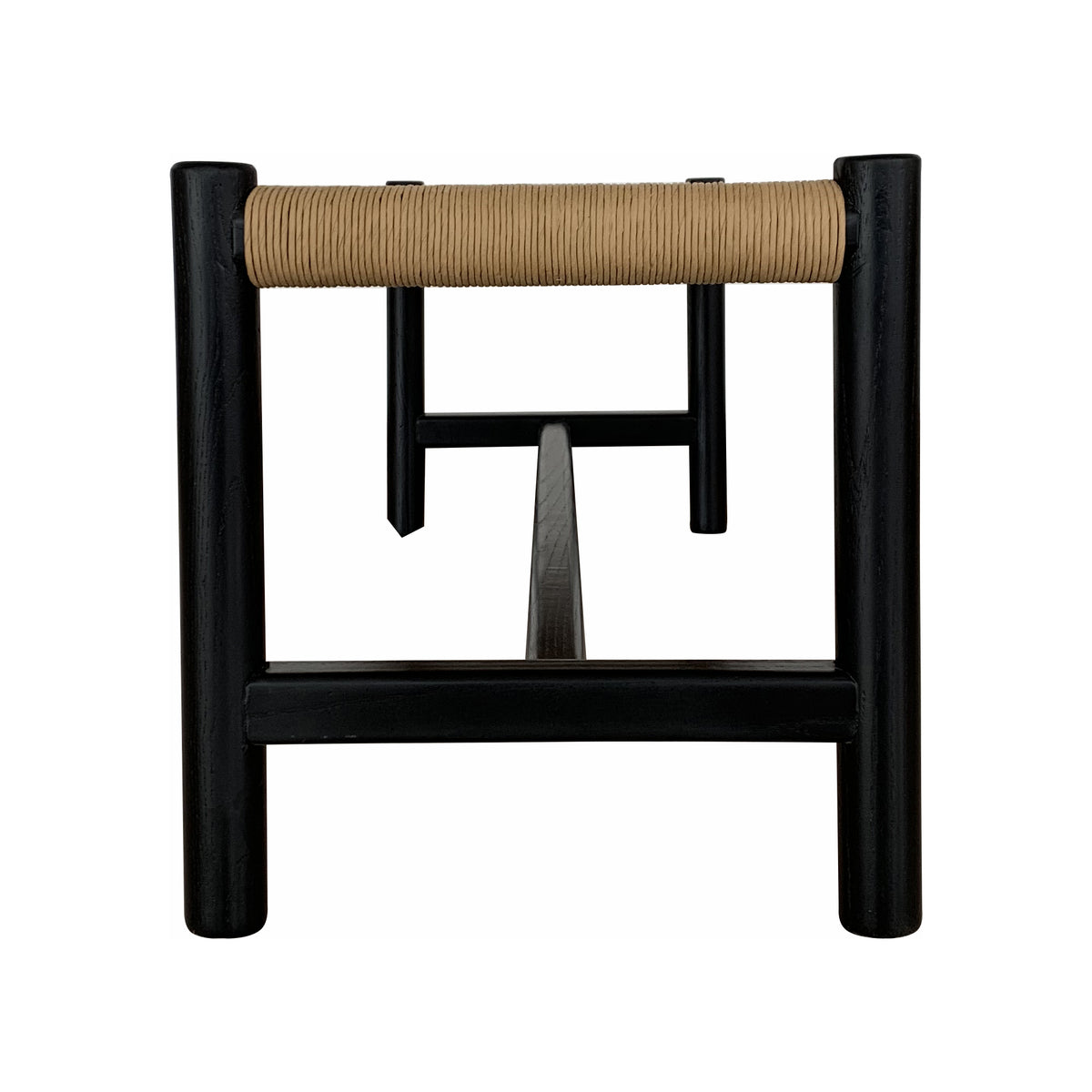 Hawthorn Small Bench Black by Moe's Home