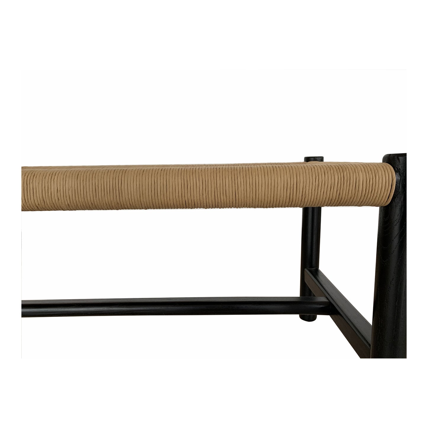 Hawthorn Small Bench Black by Moe's Home