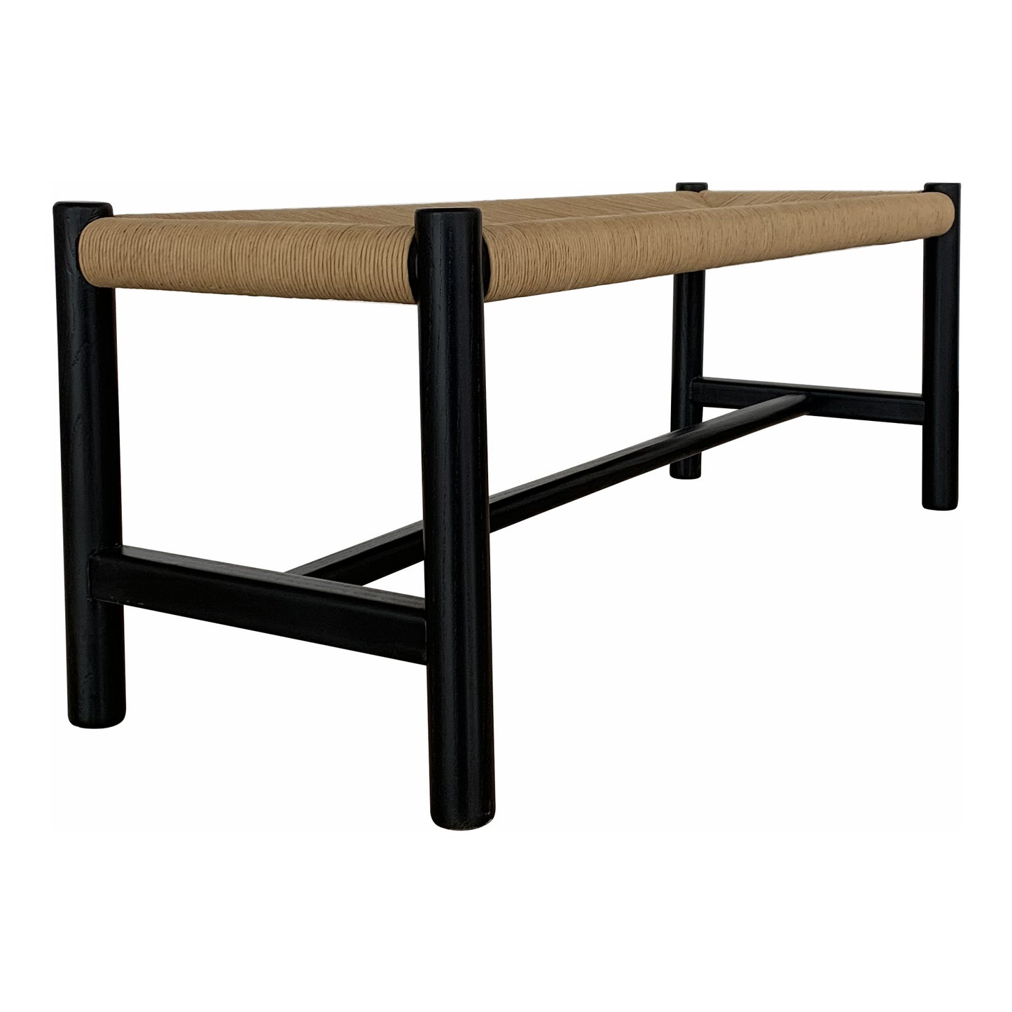 Hawthorn Large Bench Black by Moe's Home