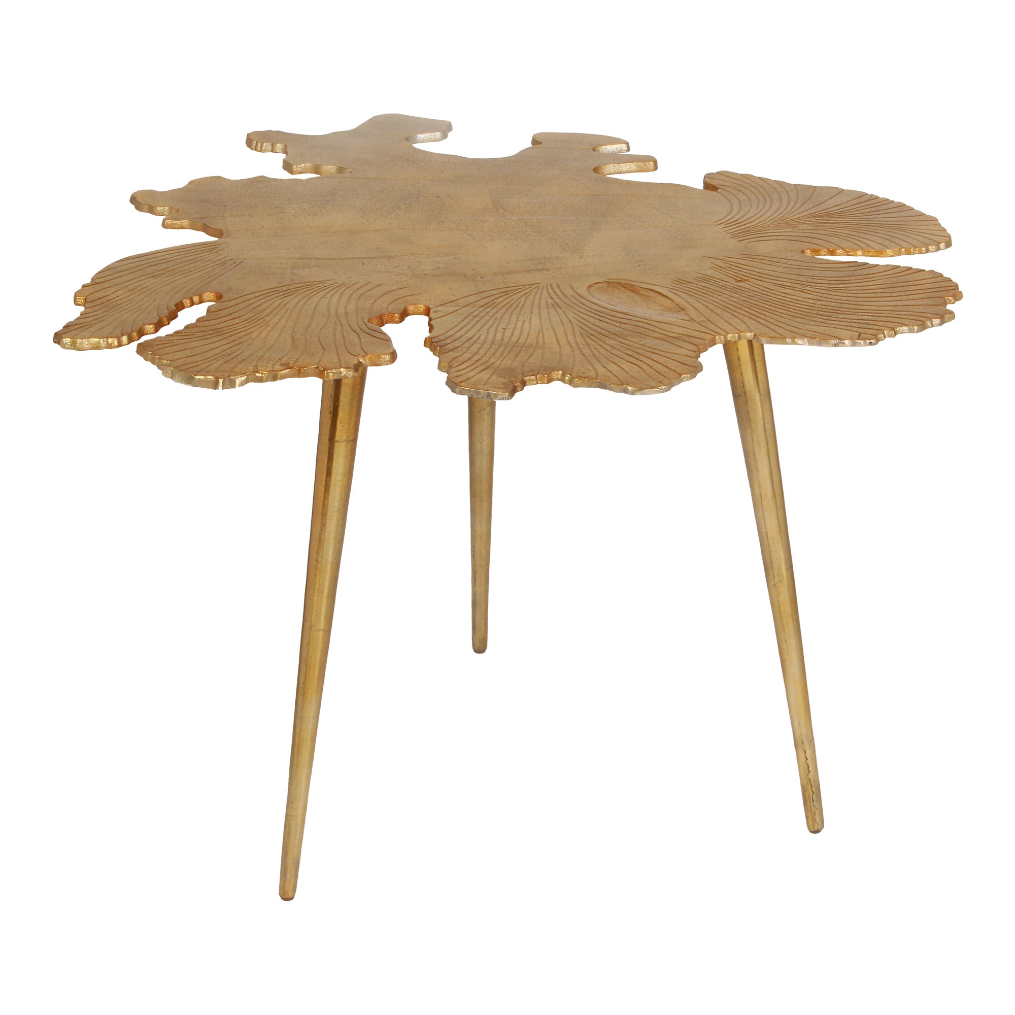 Amoeba Side Table Gold | Gold