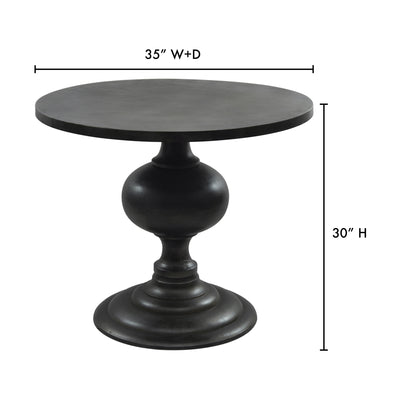 Lexie Dining Table Black by Moe's Home