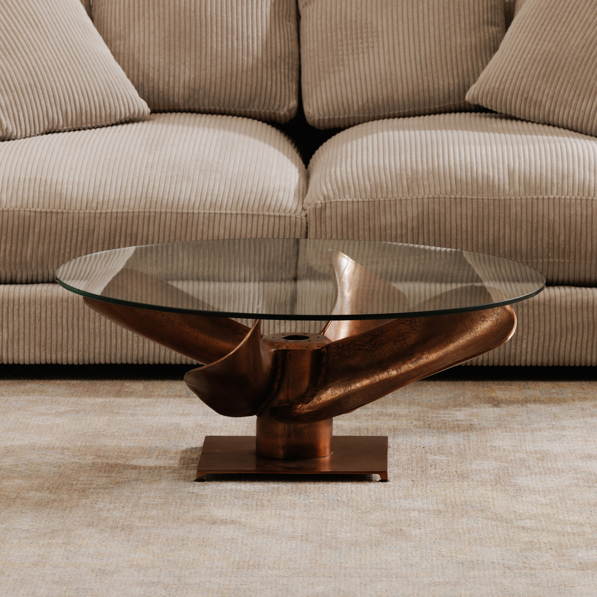 Archimedes Coffee Table Copper by Moe's Home