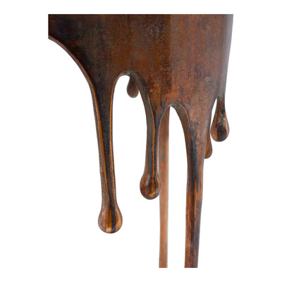 Copperworks Accent Table Antique Copper by Moe's Home