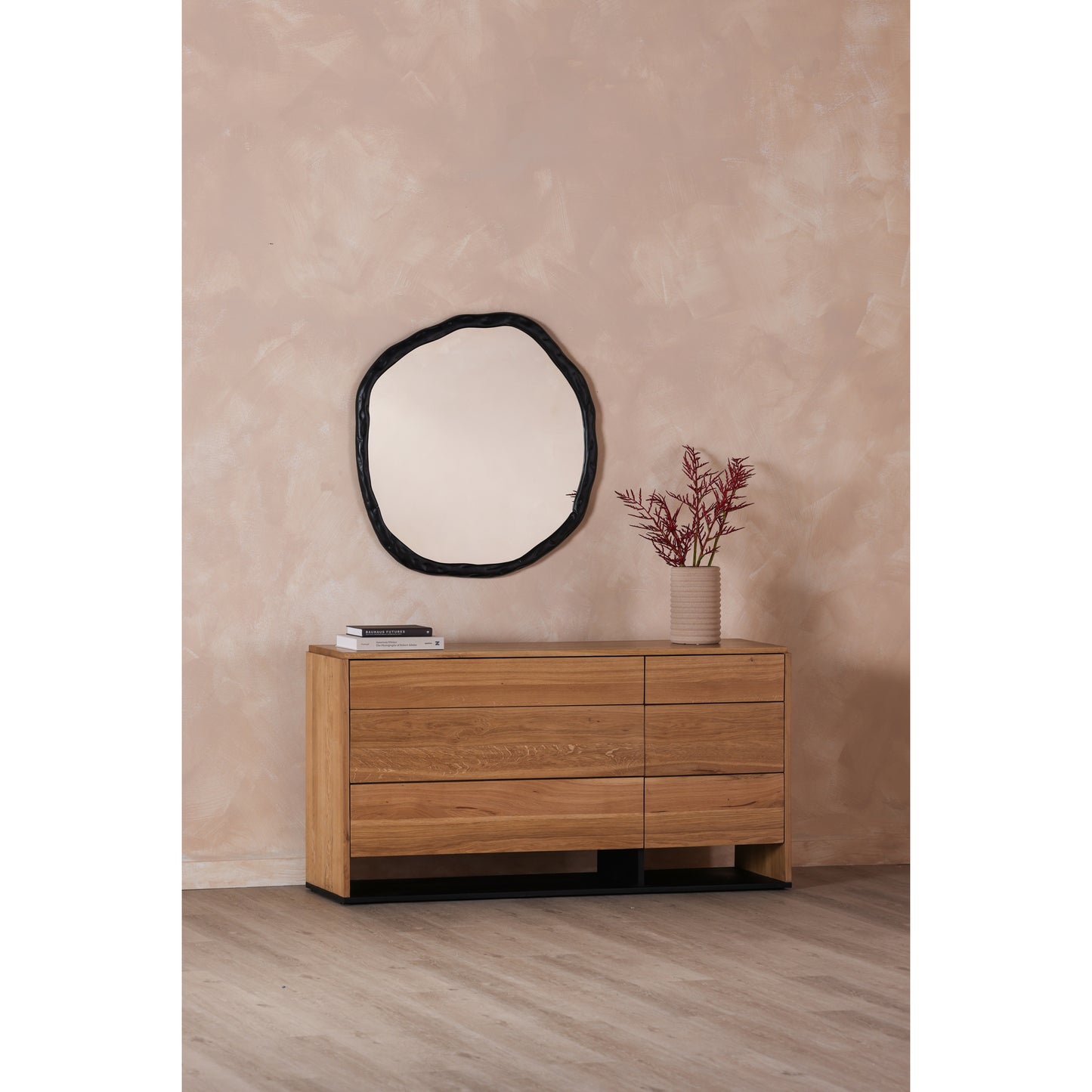 Foundry Large Mirror Black by Moe's Home