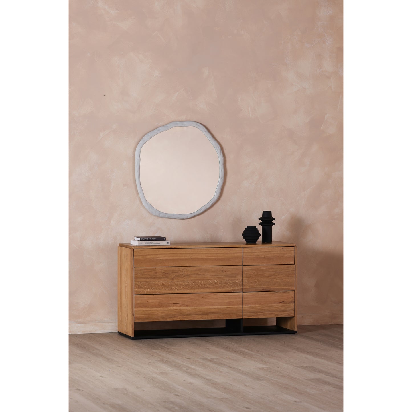 Foundry Large Mirror White by Moe's Home