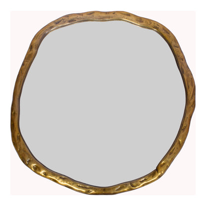 Foundry Large Mirror Gold | Gold