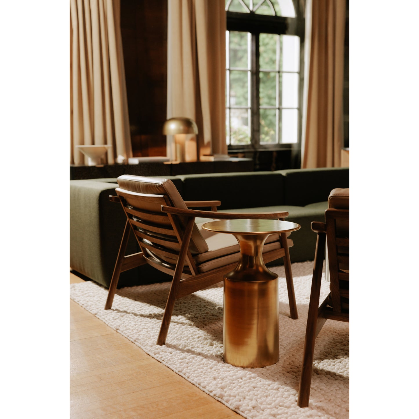 Rassa Accent Table Gold by Moe's Home