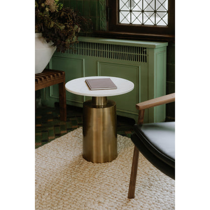 France Accent Table Gold