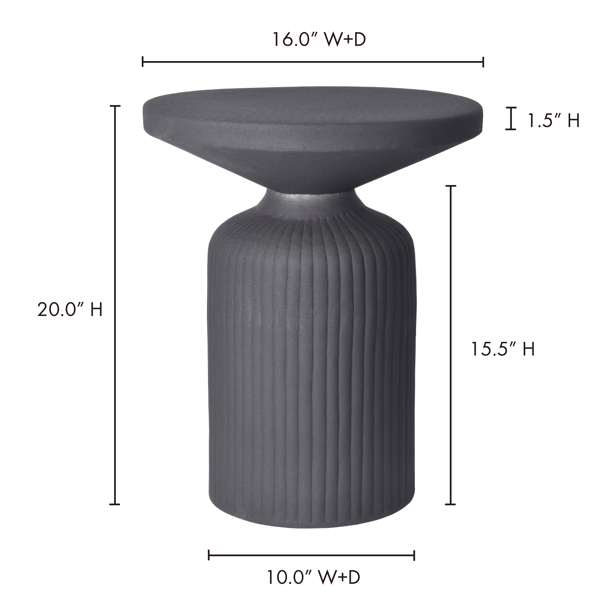 Yoli Side Table Black