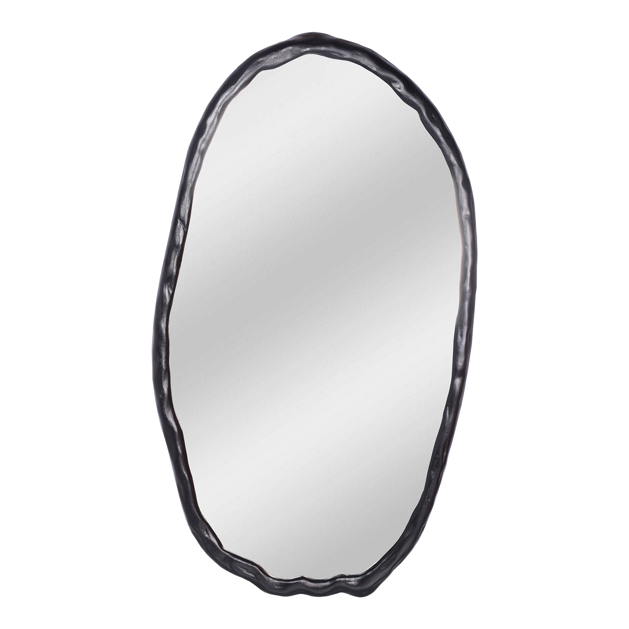 Foundry Oval Mirror Black | Black