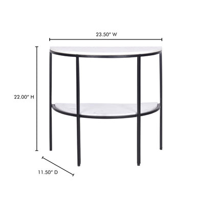 Lazlo Side Table White