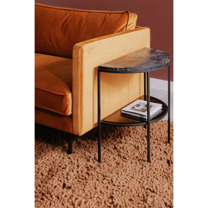 Aurora Side Table Black Marble