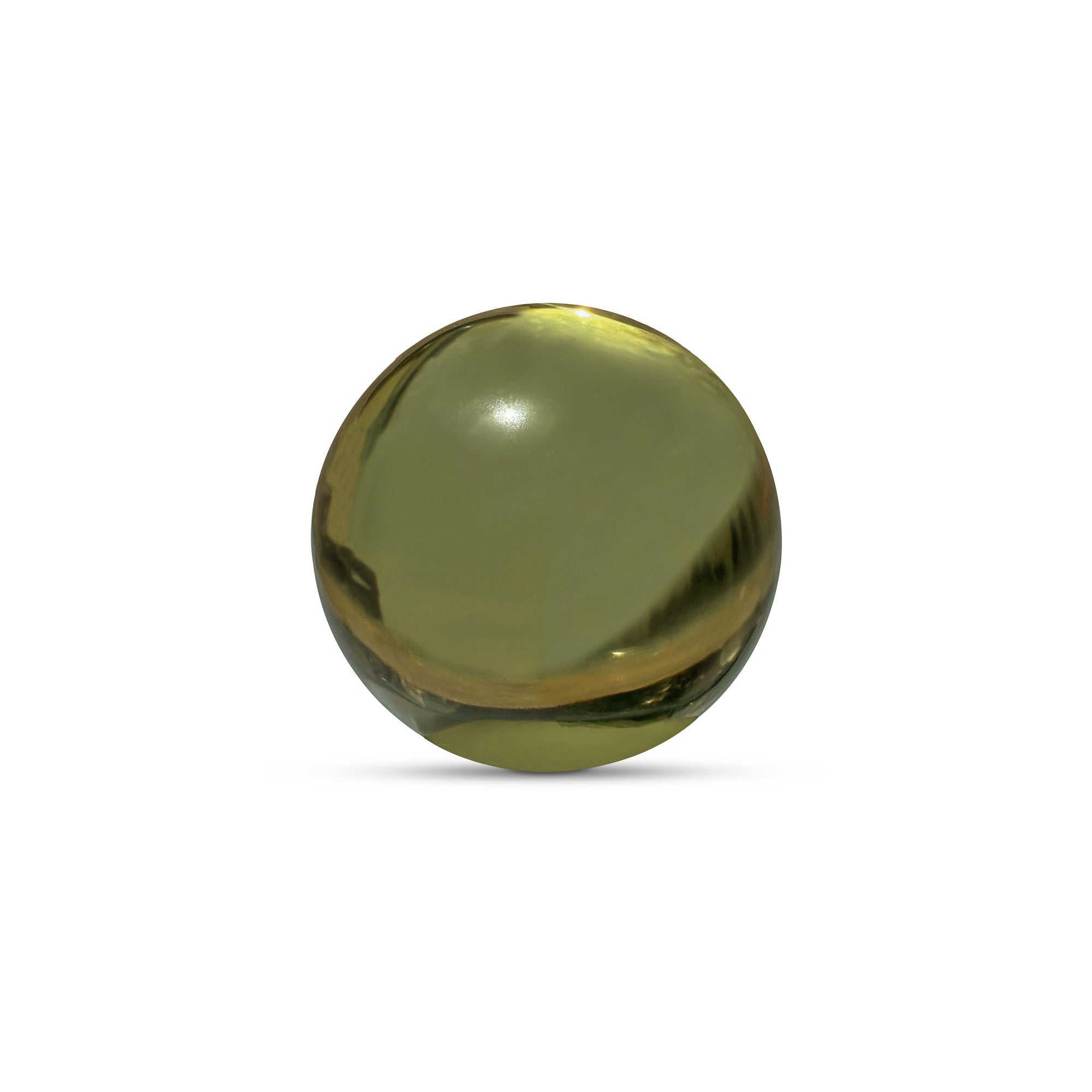 Bonn Cast Glass Decorative Object Olive by Moe's Home