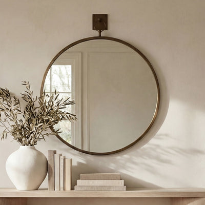 Cameo Mirror Aged by Moe's Home