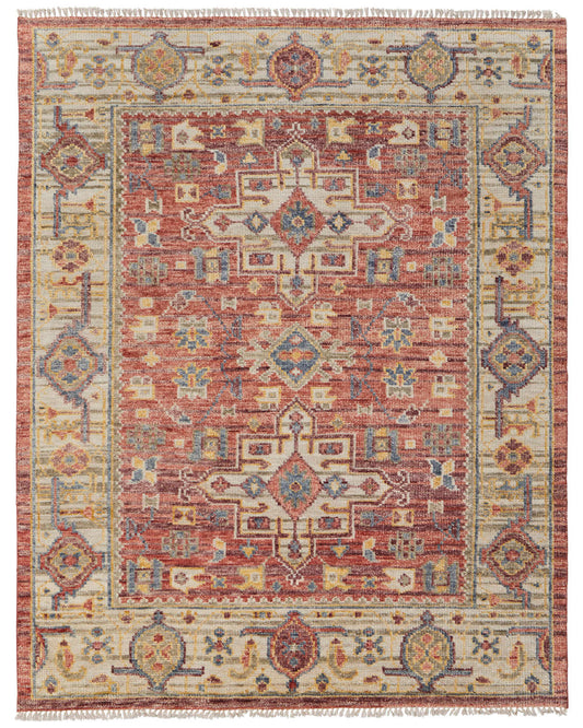 Fillmore 69CKF Rust/Beige Rug by Feizy