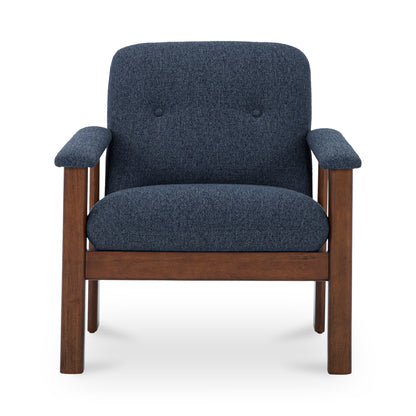 Parker Lounge Chair Dark Blue | Blue
