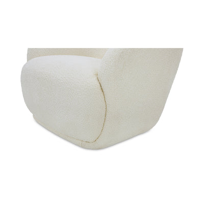 Stevie Lounge Chair Cream by Moe's Home