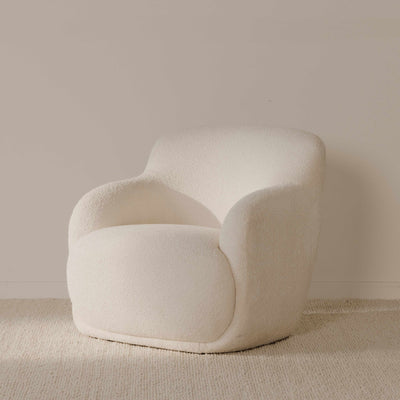 Stevie Lounge Chair Cream by Moe's Home
