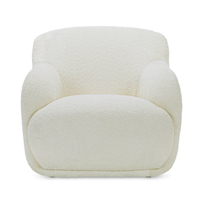 Stevie Lounge Chair Cream | White