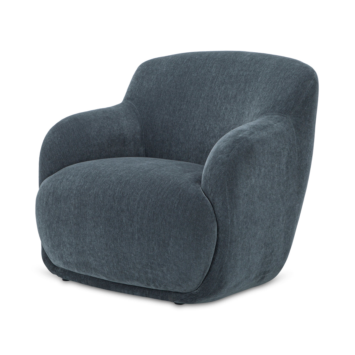 Stevie Lounge Chair Slate Blue by Moe's Home