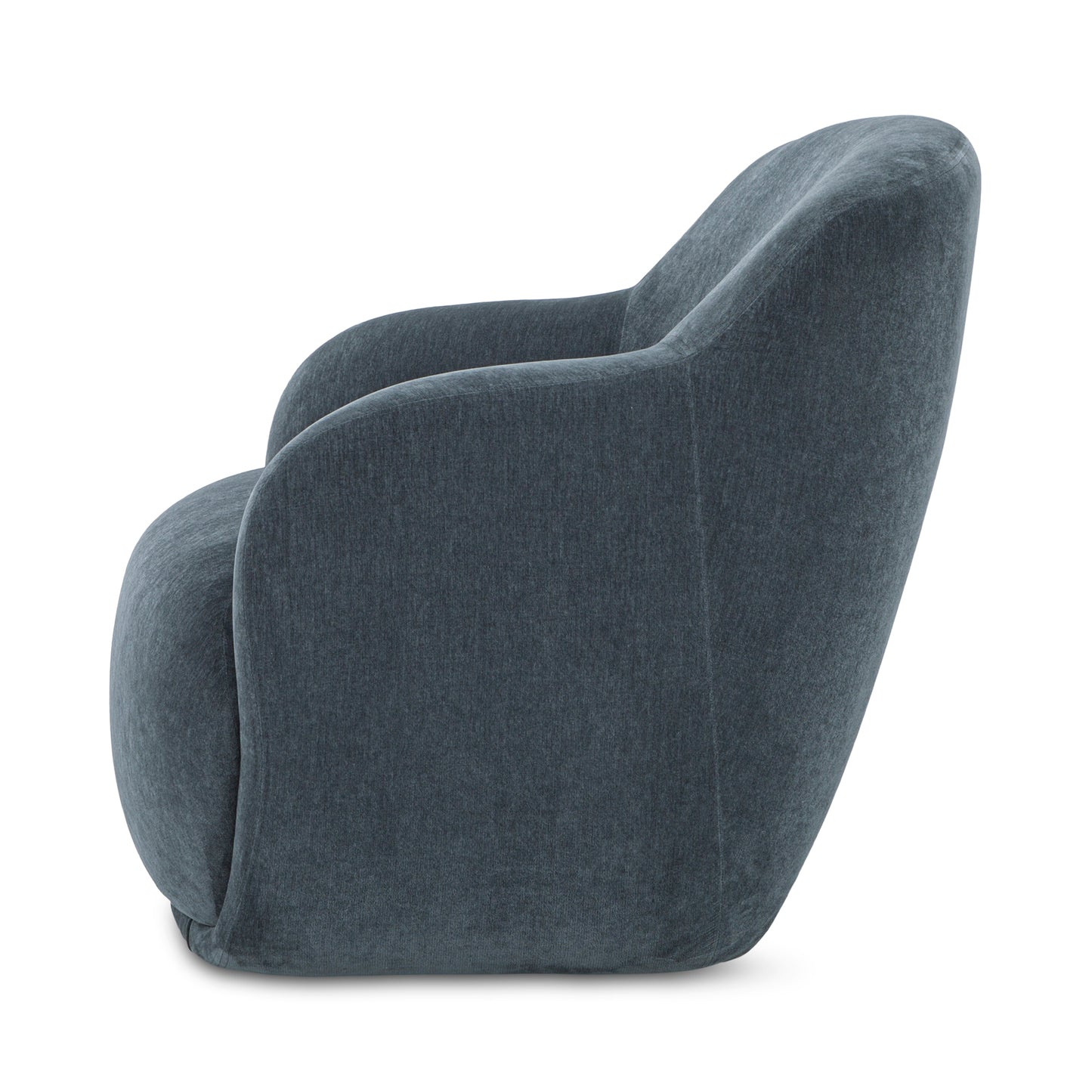 Stevie Lounge Chair Slate Blue by Moe's Home