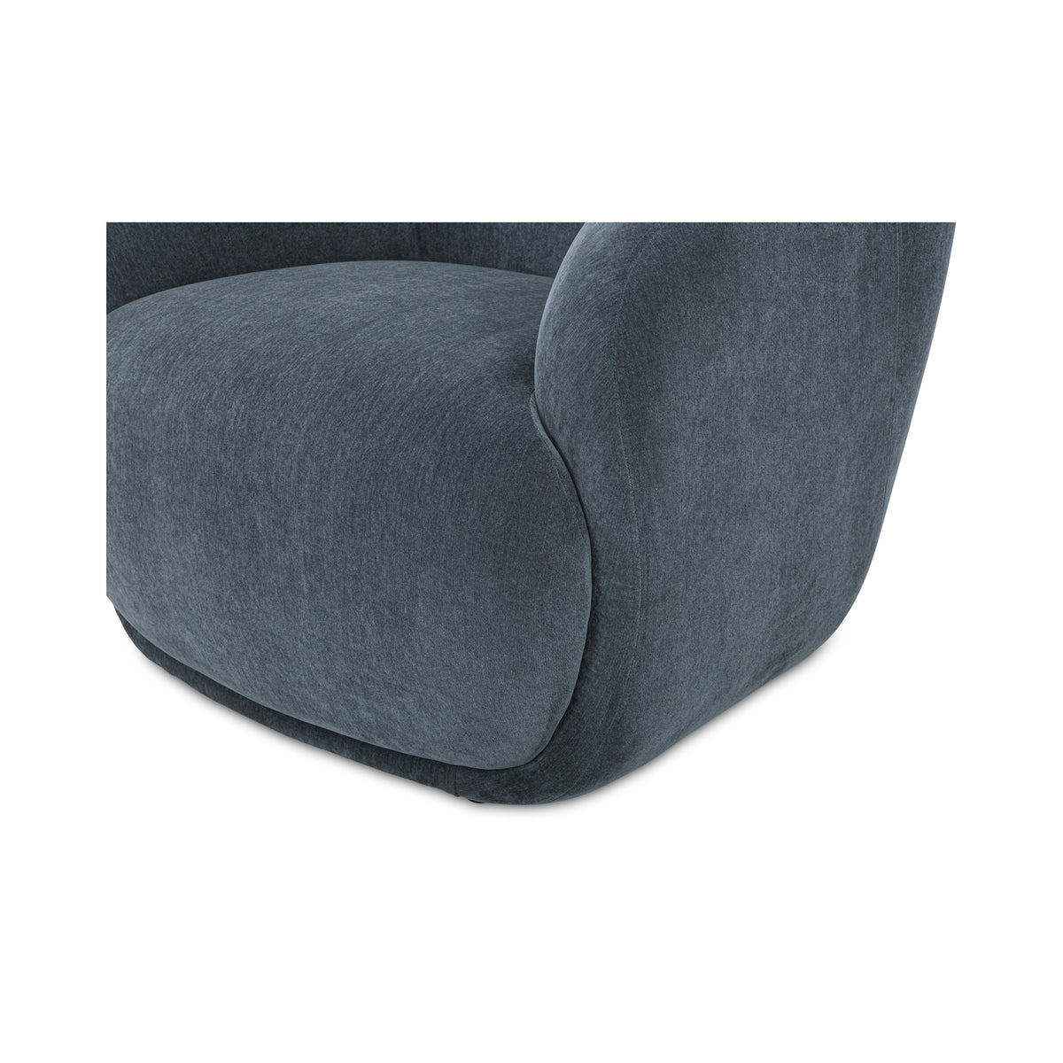 Stevie Lounge Chair Slate Blue by Moe's Home