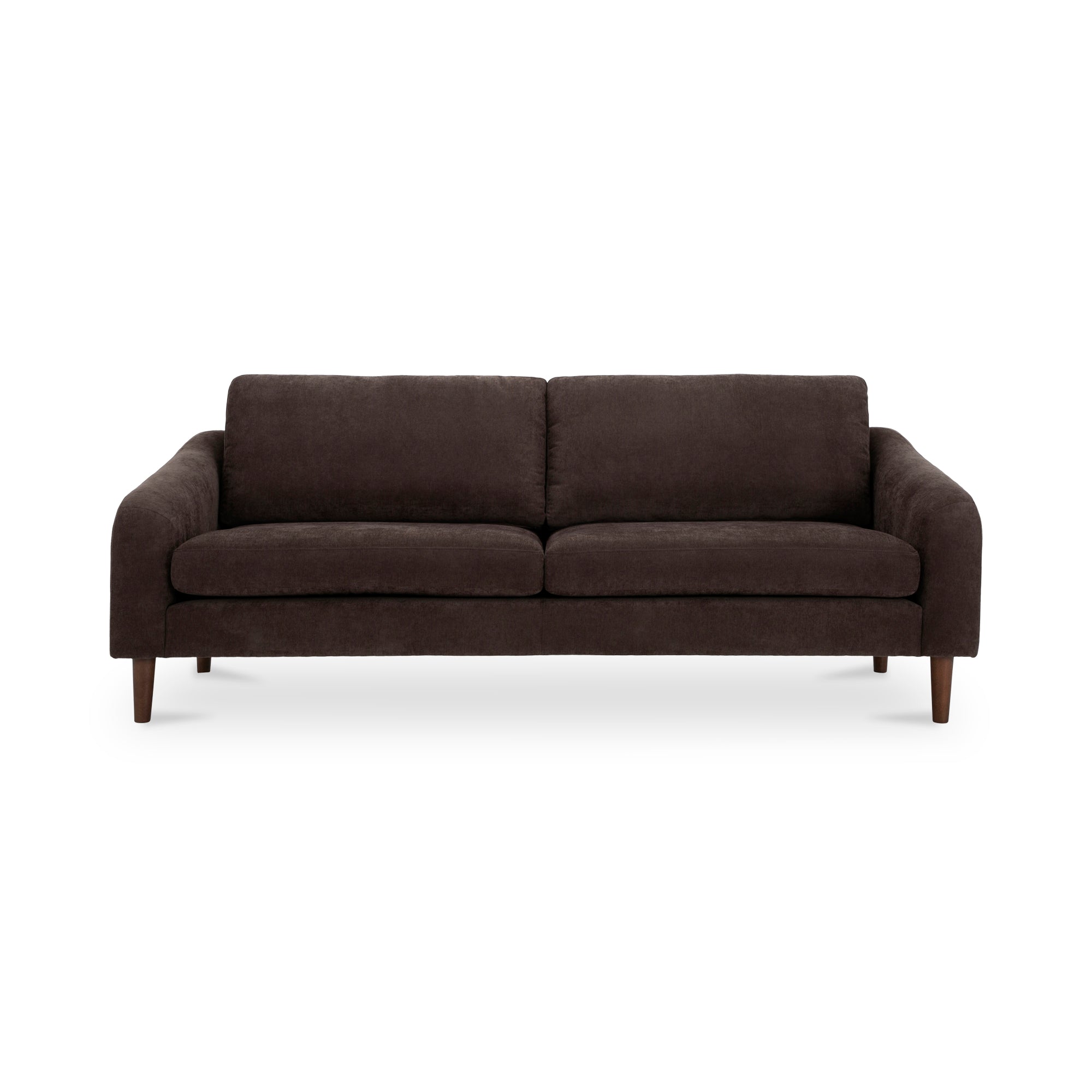 Quinn Sofa Dark Brown | Brown