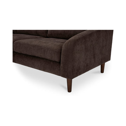 Quinn Sectional Dark Brown