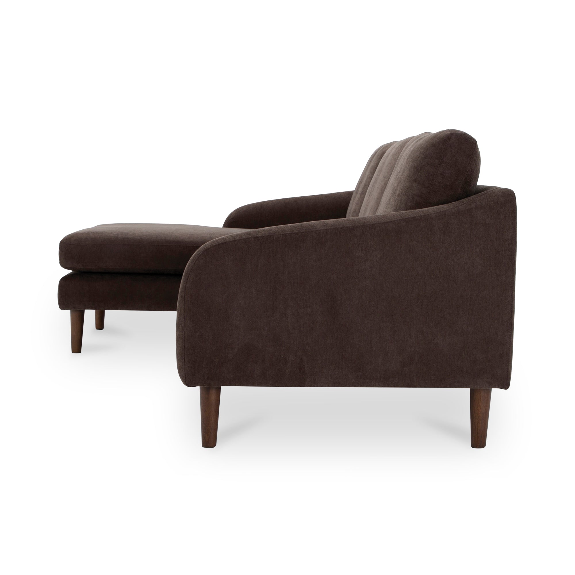 Quinn Sectional Dark Brown