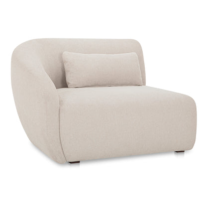 Amelia Left Arm Facing Chair Warm White