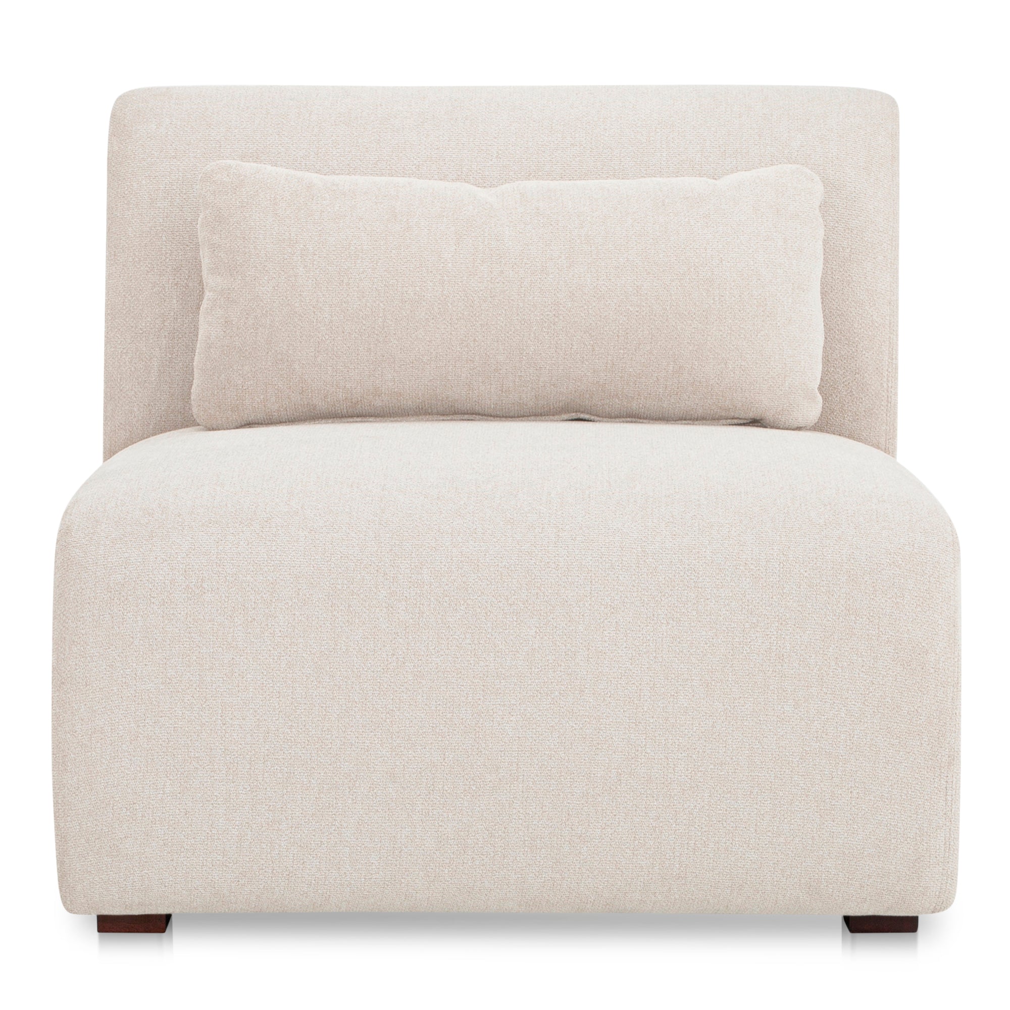 Amelia Slipper Chair Warm White | White