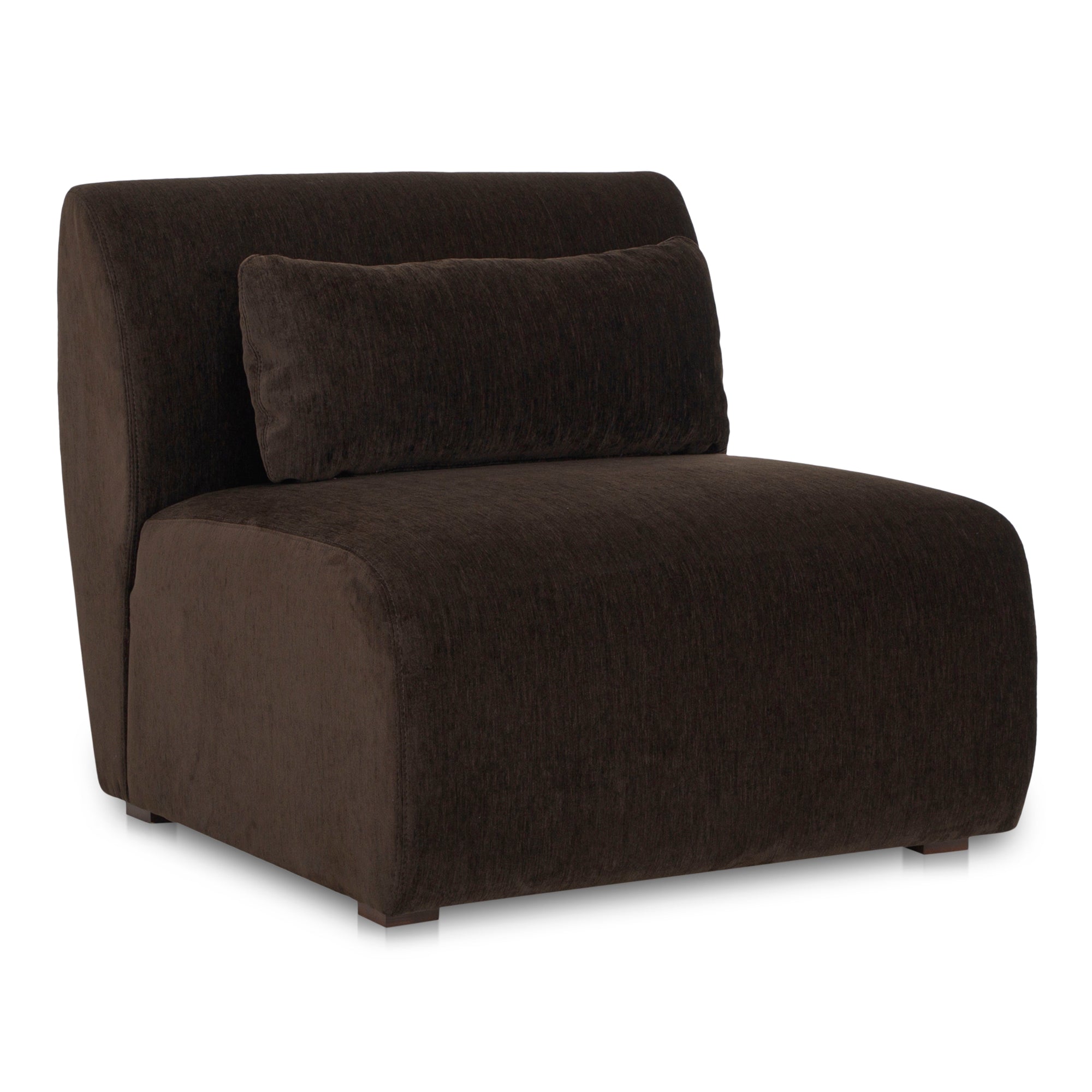 Amelia Slipper Chair Espresso