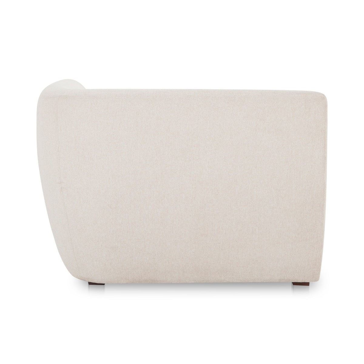 Amelia Corner Chair Warm White by Moe's Home