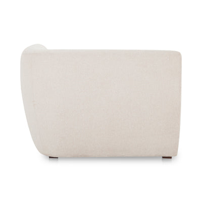 Amelia Corner Chair Warm White by Moe's Home