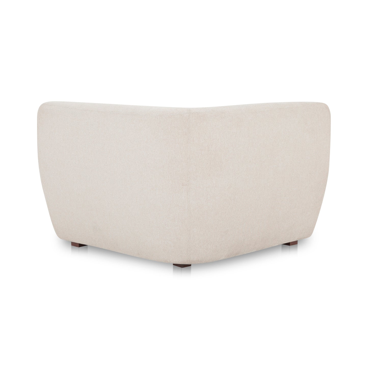 Amelia Corner Chair Warm White by Moe's Home