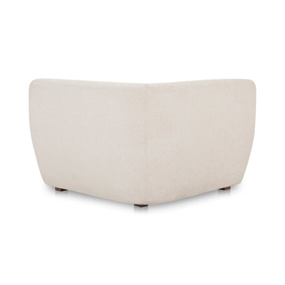Amelia Corner Chair Warm White by Moe's Home