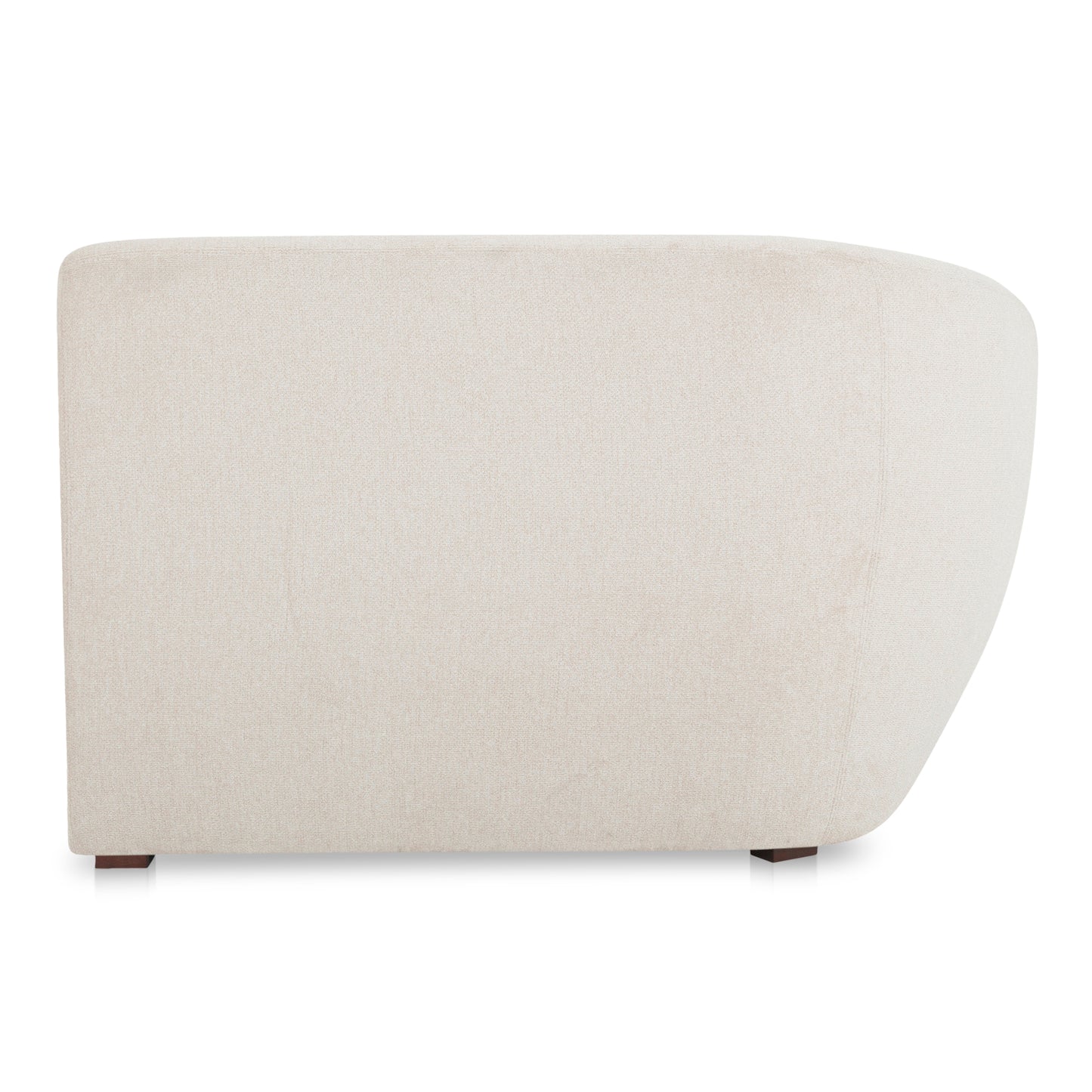 Amelia Left Arm Facing Chaise Warm White by Moe's Home
