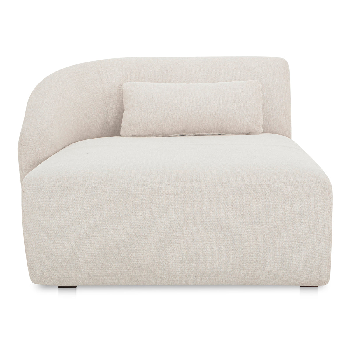 Amelia Left Arm Facing Chaise Warm White | White