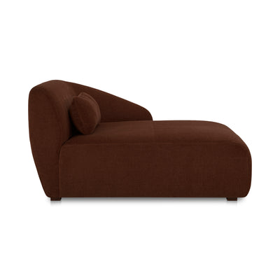 Amelia Right Arm Facing Chaise Chestnut by Moe's Home