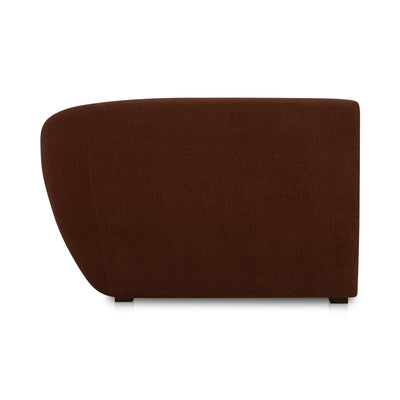 Amelia Right Arm Facing Chaise Chestnut by Moe's Home