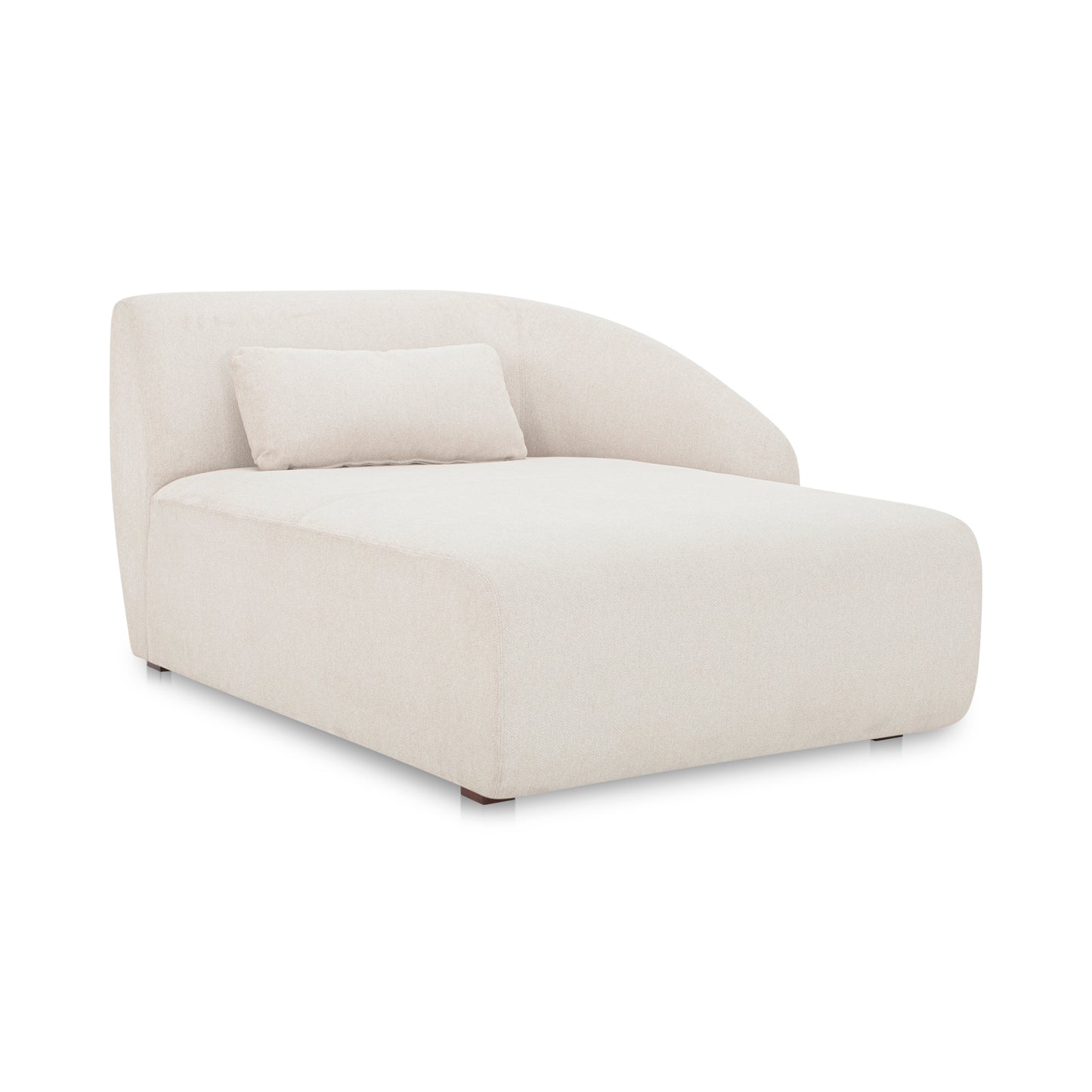 Amelia Right Arm Facing Chaise Warm White by Moe's Home