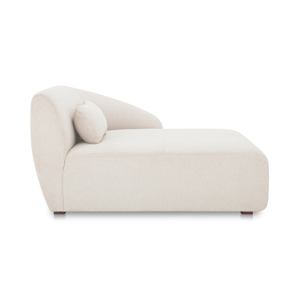 Amelia Right Arm Facing Chaise Warm White by Moe's Home