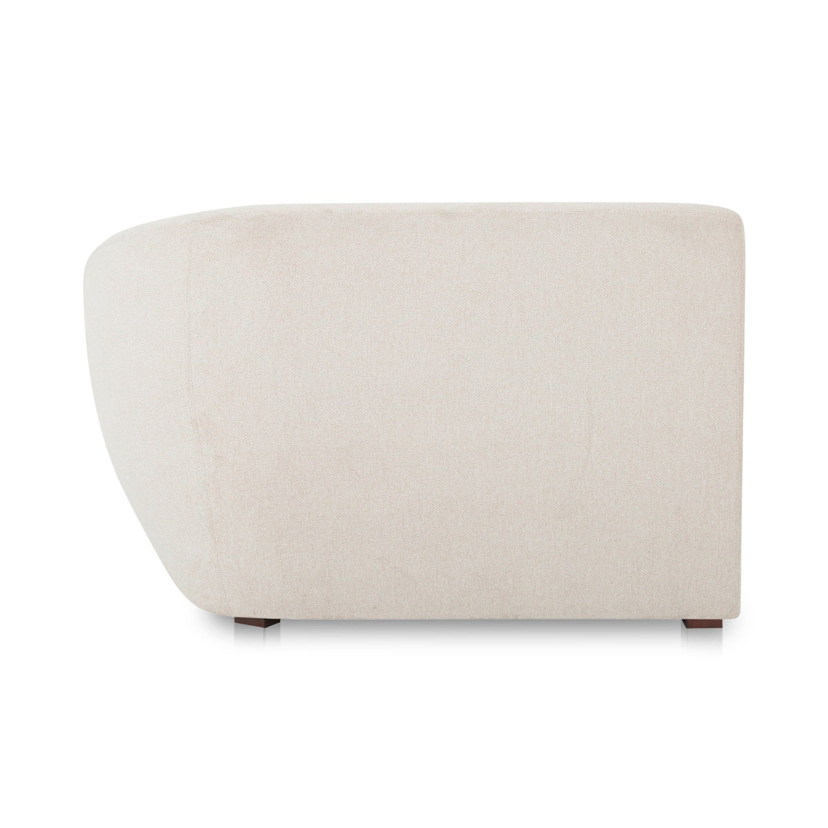 Amelia Right Arm Facing Chaise Warm White by Moe's Home