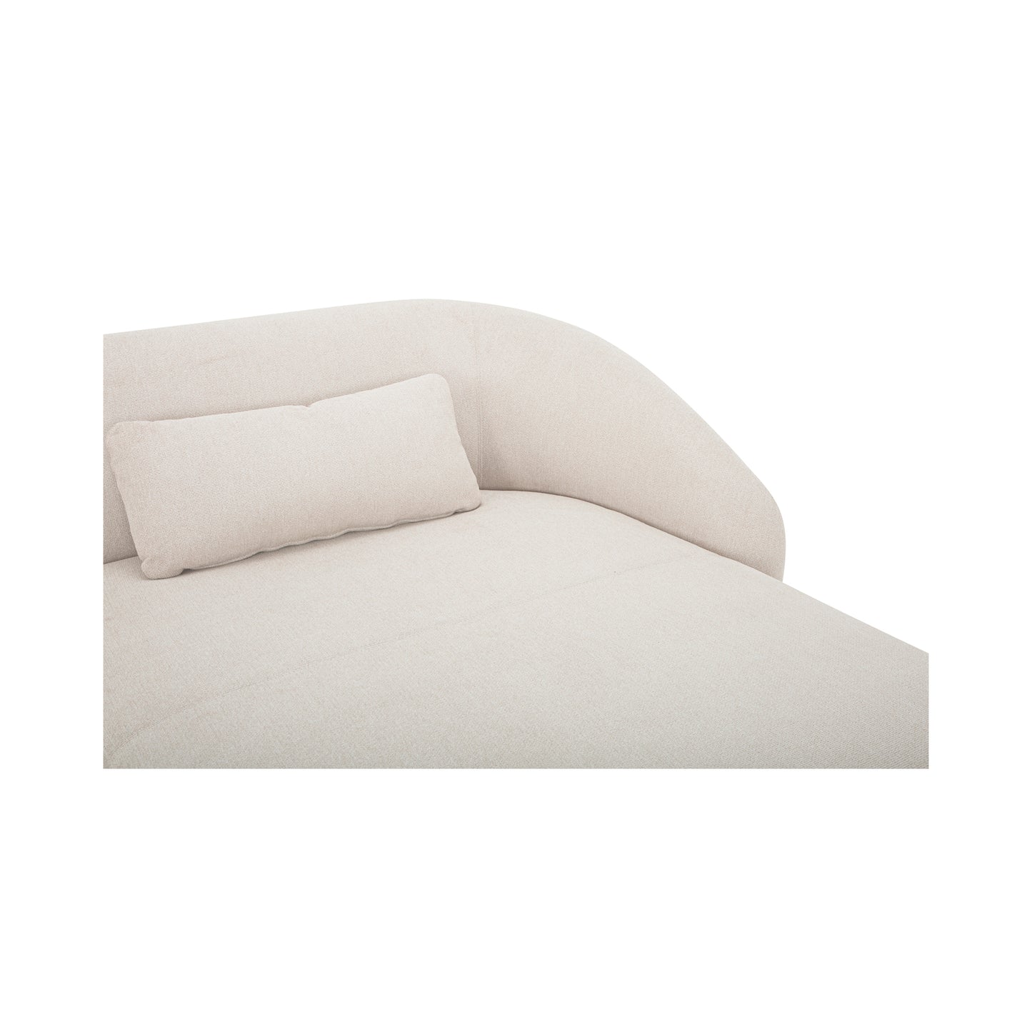 Amelia Right Arm Facing Chaise Warm White by Moe's Home