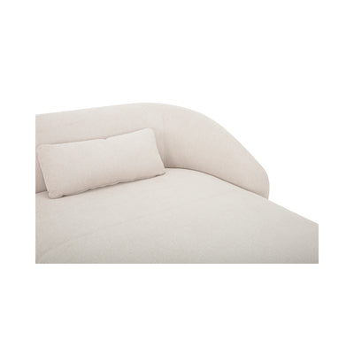 Amelia Right Arm Facing Chaise Warm White by Moe's Home