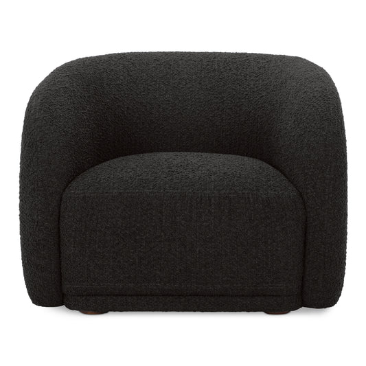 Faye Accent Chair Black Boucle by Moe's Home