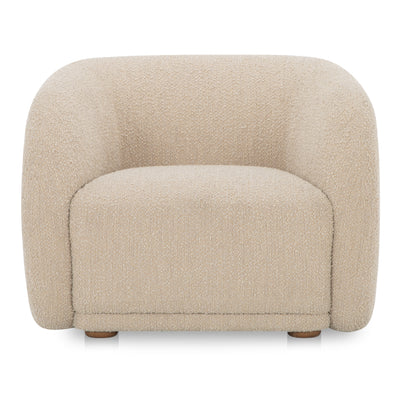 Faye Accent Chair Beige Boucle by Moe's Home
