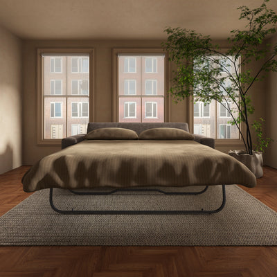 Kiran Sleeper Sofa Warm Charcoal by Moe's Home