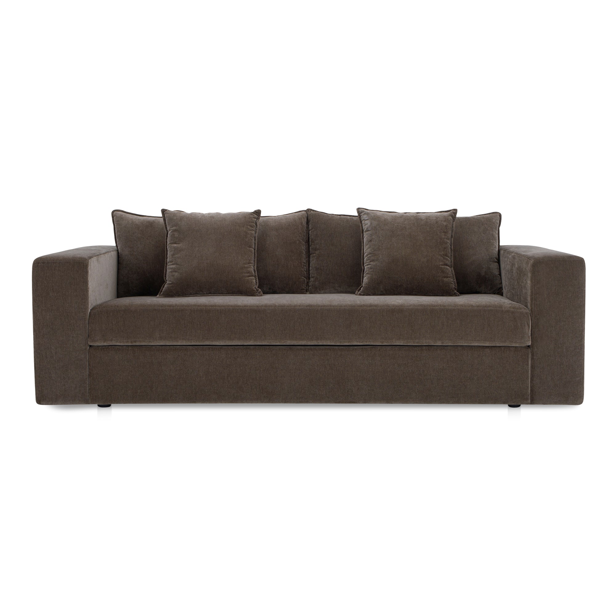 Kiran Sleeper Sofa Warm Charcoal by Moe's Home