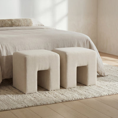 Aidy Stool Oat by Moe's Home